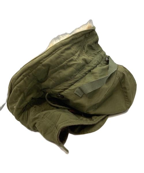 US ARMY（ユーエスアーミー）US ARMY (ユーエスアーミー) M65フィッシュテールパーカーフード/ユーエスアーミー/コヨーテファー オリーブの古着・服飾アイテム