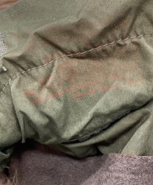 US ARMY（ユーエスアーミー）US ARMY (ユーエスアーミー) M65フィッシュテールパーカーフード/ユーエスアーミー/コヨーテファー オリーブの古着・服飾アイテム