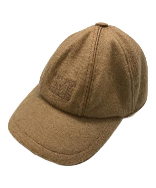 MaxMara（マックスマーラ）MaxMara (マックスマーラ) Cappello DONELLA ベースボールキャップ　MaxMara　23457601376 ベージュ サイズ:57の古着・服飾アイテム