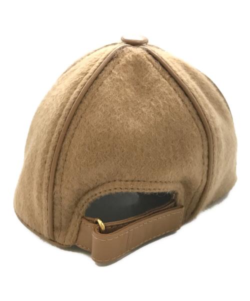 MaxMara（マックスマーラ）MaxMara (マックスマーラ) Cappello DONELLA ベースボールキャップ　MaxMara　23457601376 ベージュ サイズ:57の古着・服飾アイテム