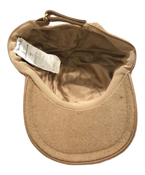MaxMara（マックスマーラ）MaxMara (マックスマーラ) Cappello DONELLA ベースボールキャップ　MaxMara　23457601376 ベージュ サイズ:57の古着・服飾アイテム