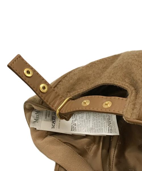 MaxMara（マックスマーラ）MaxMara (マックスマーラ) Cappello DONELLA ベースボールキャップ　MaxMara　23457601376 ベージュ サイズ:57の古着・服飾アイテム