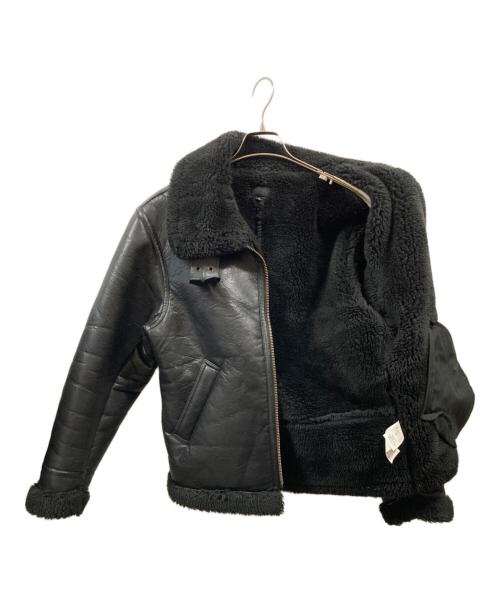 DANKE SCHON（ダンケ シェーン）Danke schon (ダンケ シェーン) 裏ボアエコレザージャケット/ダンケ シェーン/8522014 ブラック サイズ:Ｍの古着・服飾アイテム