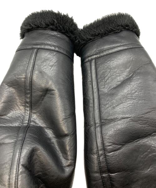 DANKE SCHON（ダンケ シェーン）Danke schon (ダンケ シェーン) 裏ボアエコレザージャケット/ダンケ シェーン/8522014 ブラック サイズ:Ｍの古着・服飾アイテム