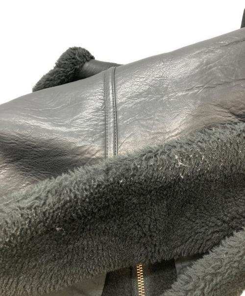 DANKE SCHON（ダンケ シェーン）Danke schon (ダンケ シェーン) 裏ボアエコレザージャケット/ダンケ シェーン/8522014 ブラック サイズ:Ｍの古着・服飾アイテム