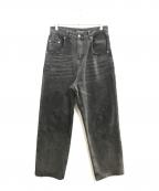 masonprinceメゾンプリンス）の古着「バギーデニムパンツ　MASONPRINCE　」｜ブラック