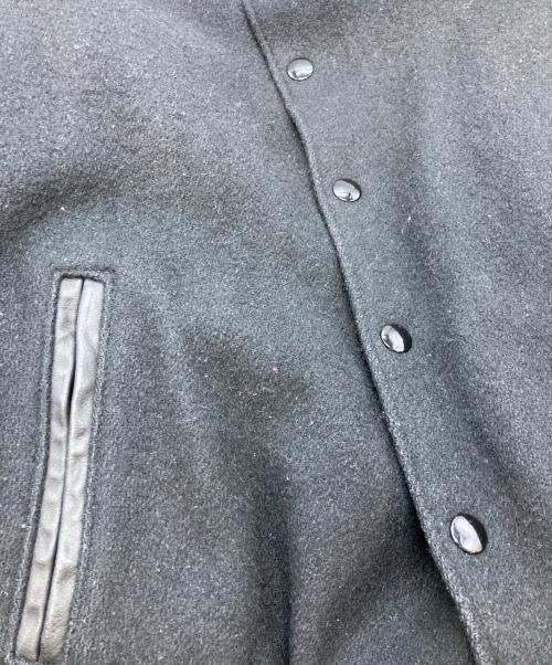 Golden Bear（ゴールデンベア）Golden Bear (ゴールデンベア) 90’ｓ袖レザー切替スタジャン/ゴールデンベア/USA製 ブラック サイズ:Ｍの古着・服飾アイテム