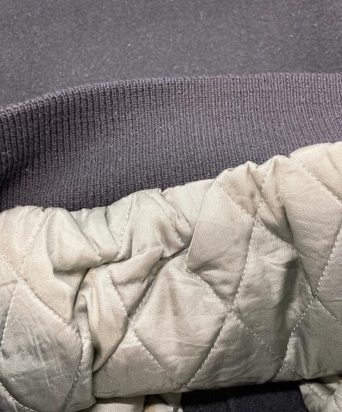 Golden Bear（ゴールデンベア）Golden Bear (ゴールデンベア) 90’ｓ袖レザー切替スタジャン/ゴールデンベア/USA製 ブラック サイズ:Ｍの古着・服飾アイテム