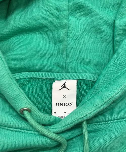 UNION（ユニオン）UNION (ユニオン) JORDAN (ジョーダン) MJ Fleece Hoodie グリーン サイズ:Mの古着・服飾アイテム
