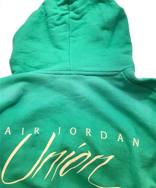 UNION（ユニオン）UNION (ユニオン) JORDAN (ジョーダン) MJ Fleece Hoodie グリーン サイズ:Mの古着・服飾アイテム