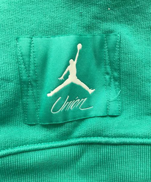 UNION（ユニオン）UNION (ユニオン) JORDAN (ジョーダン) MJ Fleece Hoodie グリーン サイズ:Mの古着・服飾アイテム