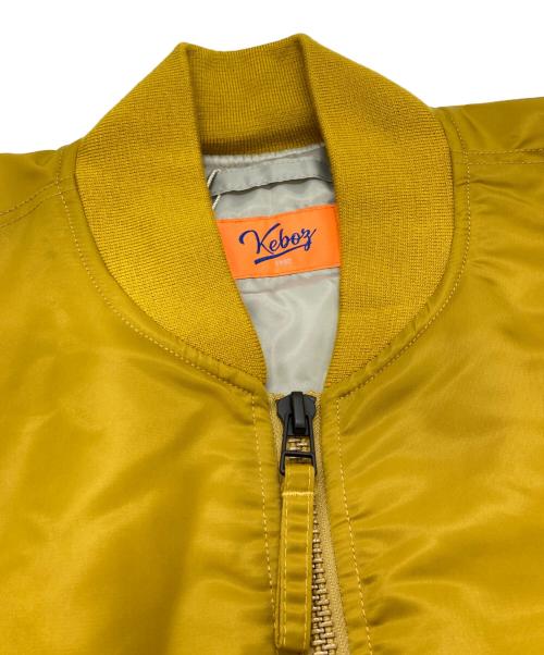 KEBOZ（ケボズ）KEBOZ (ケボズ) MA-1ジャケット　ケボズ　KBZFW220U040　 イエロー サイズ:Ｌの古着・服飾アイテム