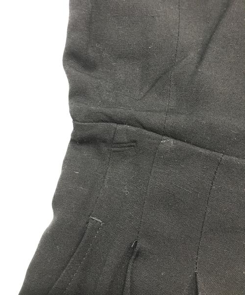 LEINWANDE（ラインヴァンド）LEINWANDE (ラインヴァンド) Belted Linen Jumpsuits ブラック サイズ:Freeの古着・服飾アイテム