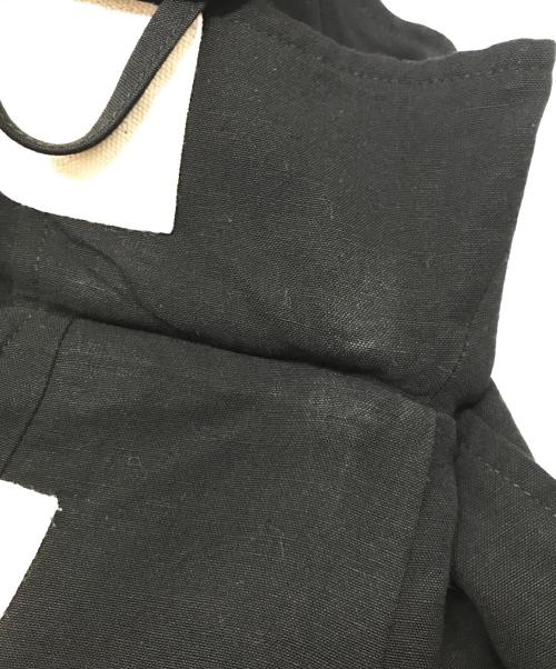 LEINWANDE（ラインヴァンド）LEINWANDE (ラインヴァンド) Belted Linen Jumpsuits ブラック サイズ:Freeの古着・服飾アイテム