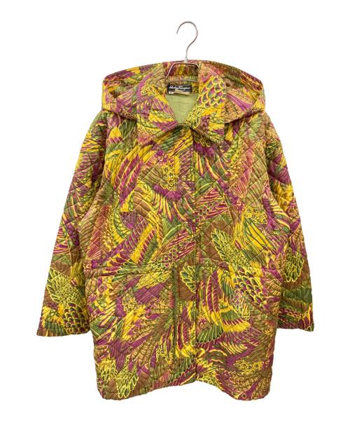 Salvatore Ferragamo（サルヴァトーレ フェラガモ）Salvatore Ferragamo (サルヴァトーレ フェラガモ) キルティングジャケット イエロー サイズ:Sの古着・服飾アイテム