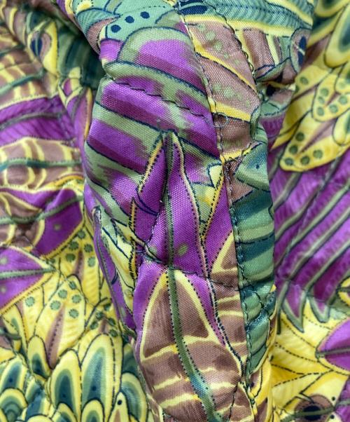 Salvatore Ferragamo（サルヴァトーレ フェラガモ）Salvatore Ferragamo (サルヴァトーレ フェラガモ) キルティングジャケット イエロー サイズ:Sの古着・服飾アイテム