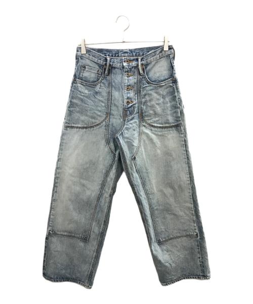 SUGARHILL（シュガーヒル）SUGARHILL (シュガーヒル) 23SS DOUBLE KNEE DENIM PANTS　シュガーヒル　23SSPT02　 インディゴ サイズ:30の古着・服飾アイテム