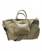 YURTユルト）の古着「PANIER CANVAS BAG　YURT　EAZ1041112D0009　　ear PAPILLONNER取扱い」｜ブラウン