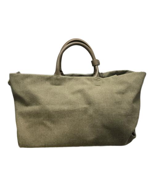 YURT（ユルト）YURT (ユルト) PANIER CANVAS BAG　YURT　EAZ1041112D0009　　ear PAPILLONNER取扱い ブラウンの古着・服飾アイテム