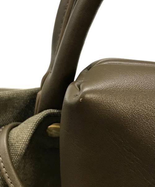 YURT（ユルト）YURT (ユルト) PANIER CANVAS BAG　YURT　EAZ1041112D0009　　ear PAPILLONNER取扱い ブラウンの古着・服飾アイテム