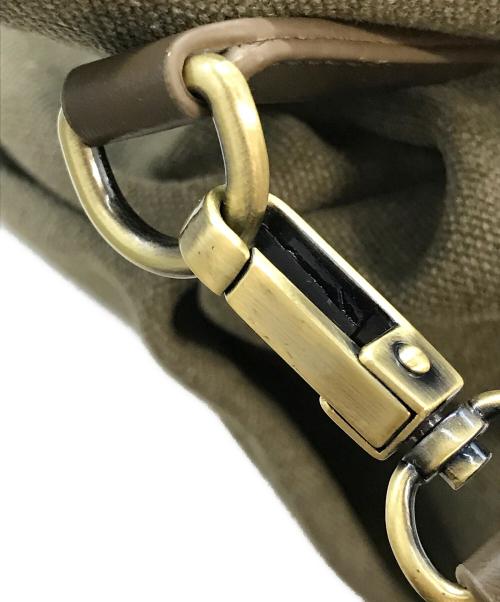 YURT（ユルト）YURT (ユルト) PANIER CANVAS BAG　YURT　EAZ1041112D0009　　ear PAPILLONNER取扱い ブラウンの古着・服飾アイテム