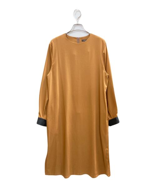 VERMEIL par iena（ヴェルメイユ パー イエナ）VERMEIL par iena (ヴェルメイユ パー イエナ) スカーフ付ワンピース　VERMEIL par iena　20040938800030 ブラウン サイズ:表記なしの古着・服飾アイテム