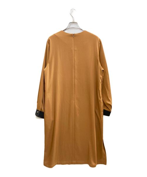 VERMEIL par iena（ヴェルメイユ パー イエナ）VERMEIL par iena (ヴェルメイユ パー イエナ) スカーフ付ワンピース　VERMEIL par iena　20040938800030 ブラウン サイズ:表記なしの古着・服飾アイテム