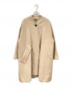 ELINエリン）の古着「ウールブレンド アシンメトリー コート」｜ベージュ