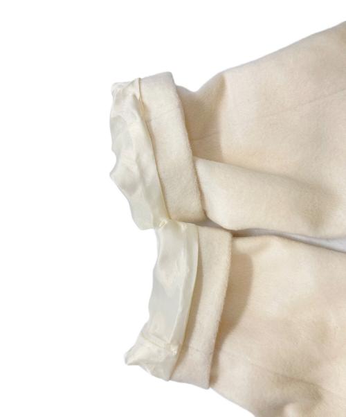 Pinky & Dianne（ピンキーアンドダイアン）Pinky & Dianne (ピンキーアンドダイアン) アンゴラファー付きコート ホワイト サイズ:Ｍの古着・服飾アイテム