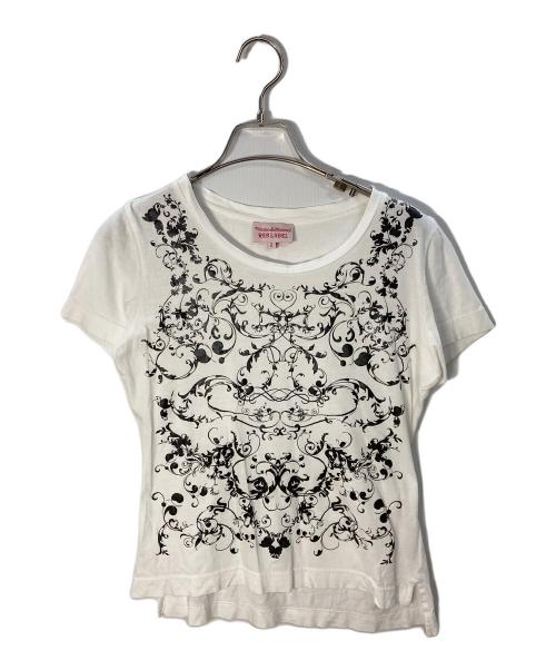 Vivienne Westwood RED LABEL（ヴィヴィアンウエストウッドレッドレーベル）Vivienne Westwood RED LABEL (ヴィヴィアンウエストウッドレッドレーベル) プリントTシャツ/ヴィヴィアンウエストウッドレッドレーベル/16-01-362025 ホワイト サイズ:2の古着・服飾アイテム
