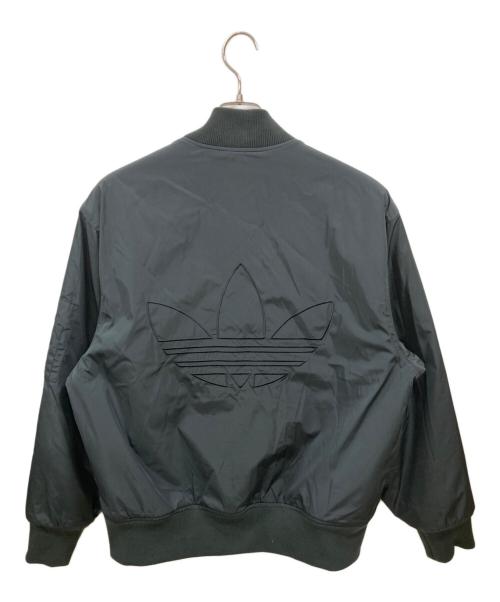 adidas（アディダス）adidas (アディダス) リバーシブル ボンバージャケット ネイビー サイズ:Ｍの古着・服飾アイテム