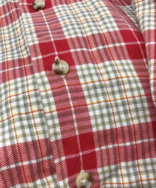 POLO COUNTRY（ポロカントリー）POLO COUNTRY (ポロカントリー) チェックシャツ/ポロカントリー レッド サイズ:Ｌの古着・服飾アイテム