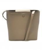 TORY BURCHトリーバーチ）の古着「エマーソンロゴバケットバッグ/トリーバーチ/134840」｜ブラウン