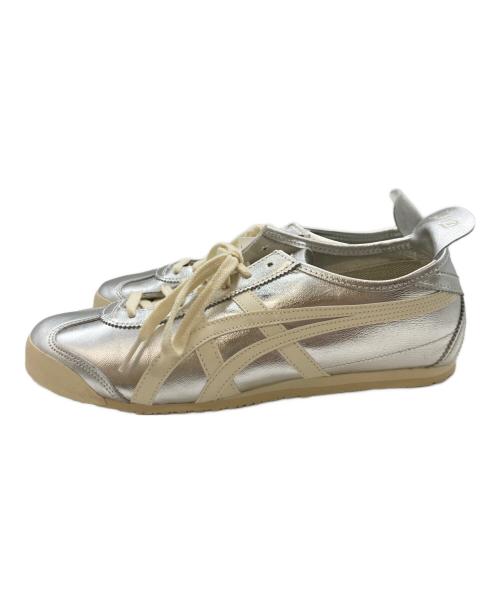 Onitsuka Tiger（オニツカタイガー）Onitsuka Tiger (オニツカタイガー) ローカットスニーカー MEXICO66　Onitsuka Tiger　THL7C2 シルバー サイズ:28cmの古着・服飾アイテム