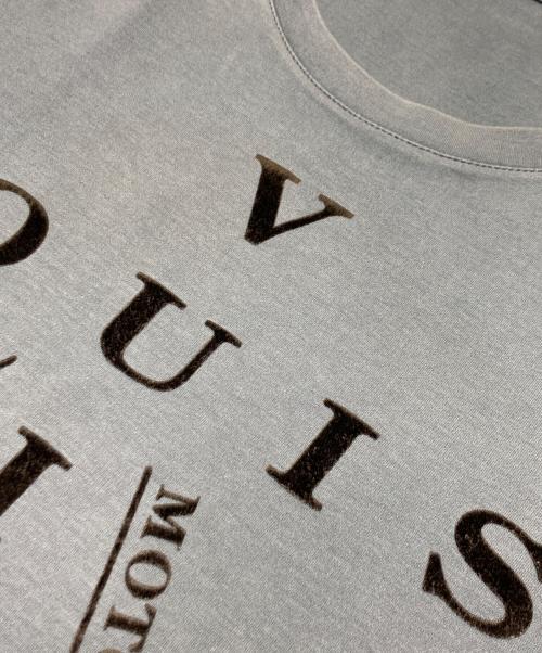 LOUIS VUITTON（ルイ ヴィトン）LOUIS VUITTON (ルイ ヴィトン) フロッキークロスロゴTシャツ ブルー サイズ:XLの古着・服飾アイテム