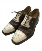 ENZO BONAFEエンツォボナフェ）の古着「メダリオンシューズ/エンツォボナフェ」｜ブラウン