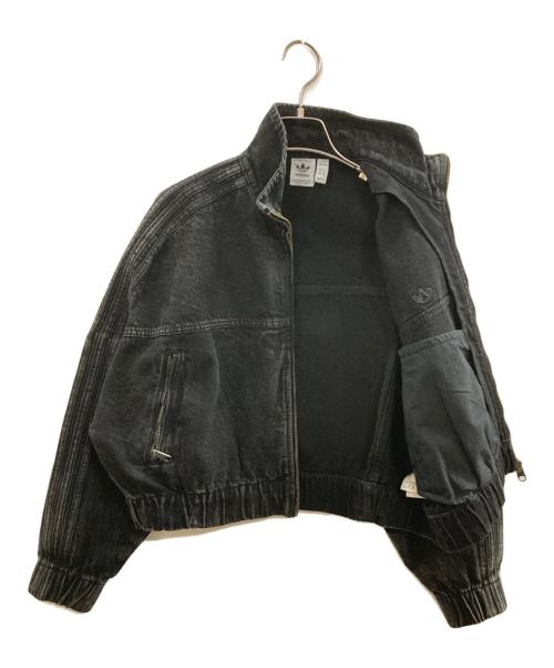 adidas（アディダス）adidas (アディダス) エッセンシャルズ デニム トラックトップ　adidas　IW5759 ブラック サイズ:XLの古着・服飾アイテム