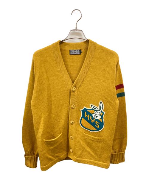 Hysteric Glamour（ヒステリックグラマー）Hysteric Glamour (ヒステリックグラマー) RABBIT HEAD ワッペンニットカーディガン/ヒステリックグラマー/02223ND05 イエロー サイズ:Sの古着・服飾アイテム
