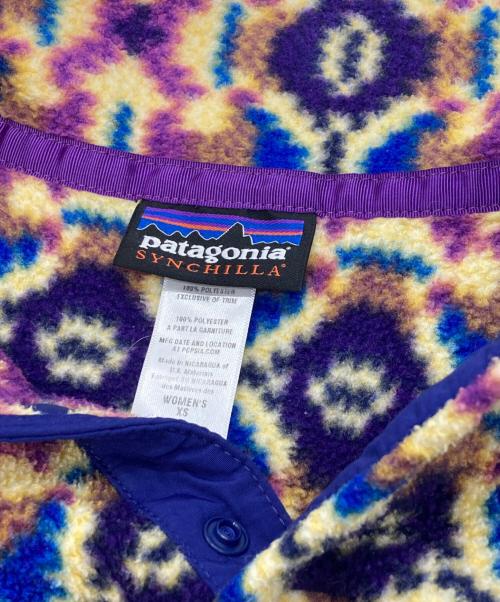 Patagonia（パタゴニア）Patagonia (パタゴニア) ウィメンズ・ライトウェイト・シンチラ・スナップT・プルオーバー パープル サイズ:XSの古着・服飾アイテム