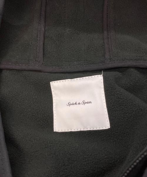 Spick and Span（スピック＆スパン）Spick and Span (スピックアンドスパン) ボンディングフーデッドコート ブラック サイズ:36の古着・服飾アイテム