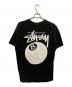 stussy (ステューシー) 8 BALL PIG DYED TEE/ステューシー ブラック×ホワイト サイズ:L：6000円