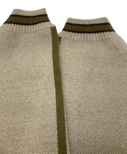 Jaded London（ジェイデッドロンドン）jaded london (ジェイデッドロンドン) TEAM 85 Knitted Bomber Jacket ブラウン サイズ:Ｍの古着・服飾アイテム