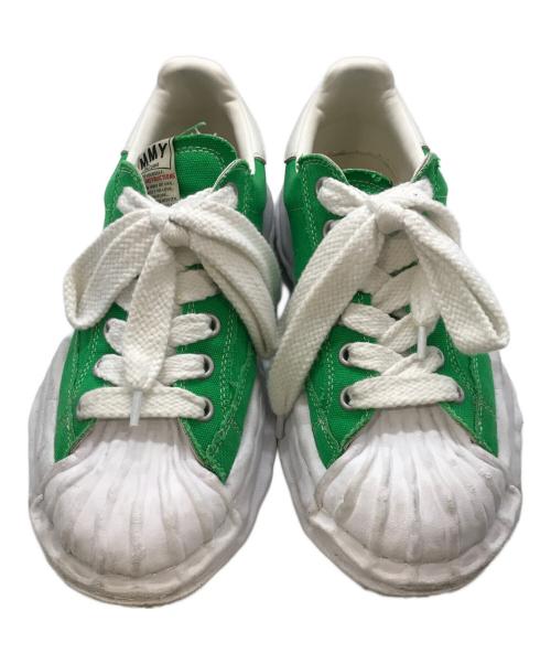 MIHARA YASUHIRO（ミハラヤスヒロ）MIHARA YASUHIRO (ミハラヤスヒロ) BLAKEY CANVAS LOW/ミハラヤスヒロ/A08FW735 グリーン サイズ:41の古着・服飾アイテム