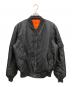 ALPHA（アルファ）の古着「MA-1ジャケット　アルファ」｜ブラック