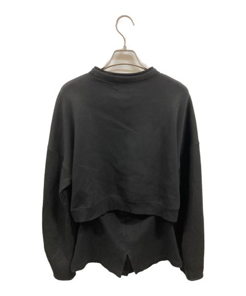 led . tokyo（レッドトーキョー）led . tokyo (レッドトーキョー) 変形スウェット/レッドトーキョー/S23C003 ブラック サイズ:Ｍの古着・服飾アイテム