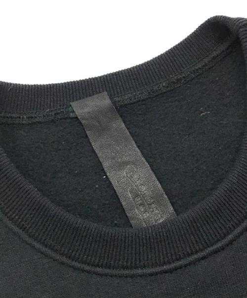 CHROME HEARTS（クロムハーツ）CHROME HEARTS (クロムハーツ) セメタリークロスレザースリーブショートスウェット/クロムハーツ /2212-304-6704/国内代理店表記 有 ブラック サイズ:Sの古着・服飾アイテム