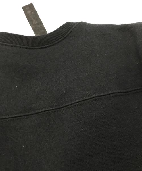 CHROME HEARTS（クロムハーツ）CHROME HEARTS (クロムハーツ) セメタリークロスレザースリーブショートスウェット/クロムハーツ /2212-304-6704/国内代理店表記 有 ブラック サイズ:Sの古着・服飾アイテム