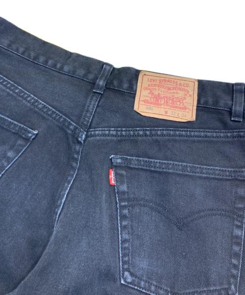 LEVI'S（リーバイス）LEVI'S (リーバイス) 後染め501ブラックデニム ブラック サイズ:32/34の古着・服飾アイテム