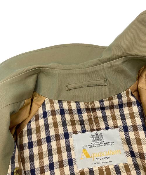 Aquascutum（アクアスキュータム）Aquascutum (アクアスキュータム) トレンチコート/アクアスキュータム/英国製 ベージュ サイズ:38の古着・服飾アイテム