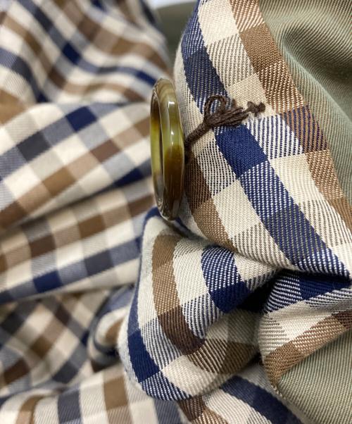 Aquascutum（アクアスキュータム）Aquascutum (アクアスキュータム) トレンチコート/アクアスキュータム/英国製 ベージュ サイズ:38の古着・服飾アイテム